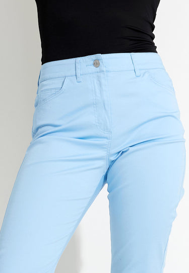 03628 5 POCKETS TROUSERS - Ljusblå
