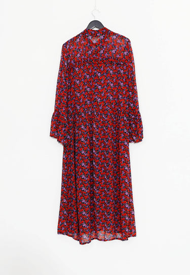 ROSANNA LONG DRESS MS KLÄNNING - Flerfärgad