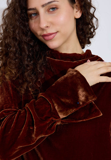 SG LEIKA TRÖJA - Redwood Velvet
