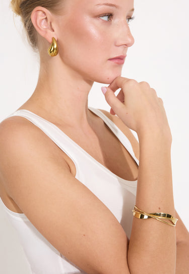 ARMBAND GREENLADIES.SE - Mässingguld / Svart
