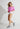 KNITTED SHORTSLEEVE TRÖJA - Rosa