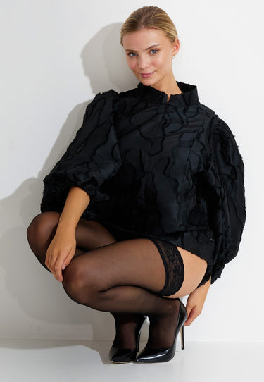 TOPP WIDE SLEEVES - Black