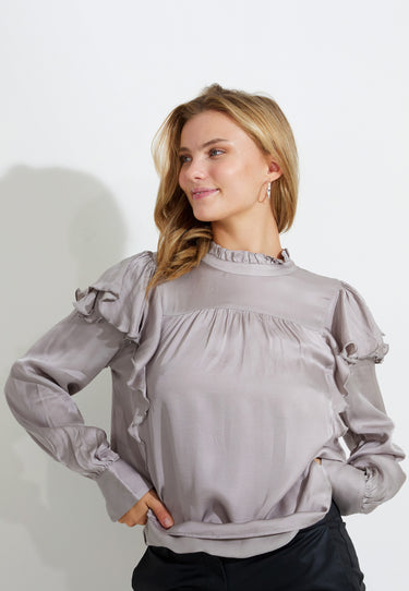 BLUS VOLANG - Silver