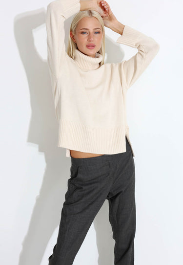 PT KRISTEL PULLOVER TRÖJA - Whitecap gray