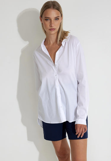 KASCARLET SHIRT SKJORTA - Optical white