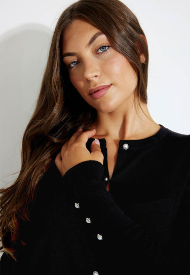 FQKATIE-CARDIGAN - Cardigan - Black