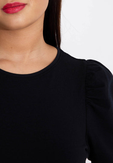 T-SHIRT PUFF FQFENJA - Black