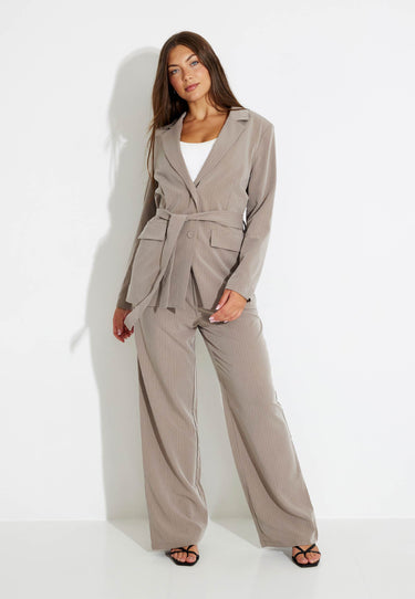 JACKET KAVAJ - Taupe melange