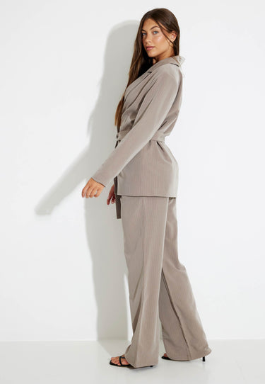 JACKET KAVAJ - Taupe melange