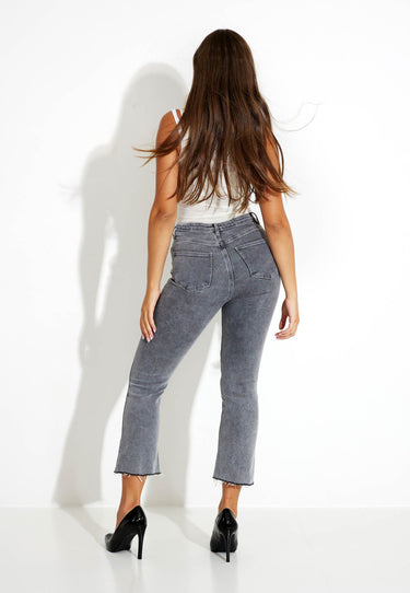 MINI FLARE BYXOR - Grey