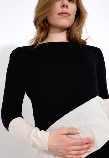 GRAVIDTUNIKA - Black / Ivory