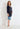 MAMMA-TOPP FACEPRINT 3/4 SLEEVES - Navy
