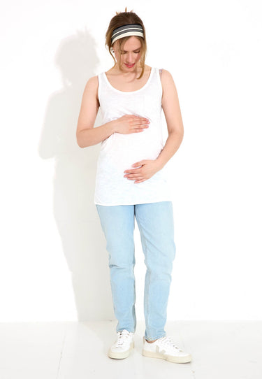 MAMMA-TOPP JERSEY TANK TOP - Snow White