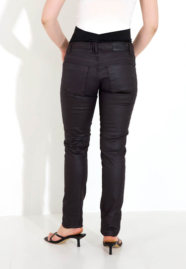 MAMMA-JEANS SOPHIA COATED - Burgundy