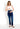 MAMMA-JEANS SCARLETT DESTROYED - Dark Wash