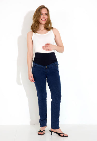 MAMMA-BYXOR SUPERSTRETCH MARBLE - Navy