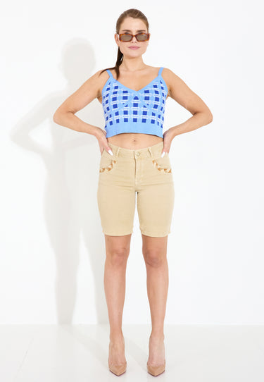 CYPRE TOP - Blue Check