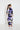 HANNI LONG DRESS - Purple Art Flower