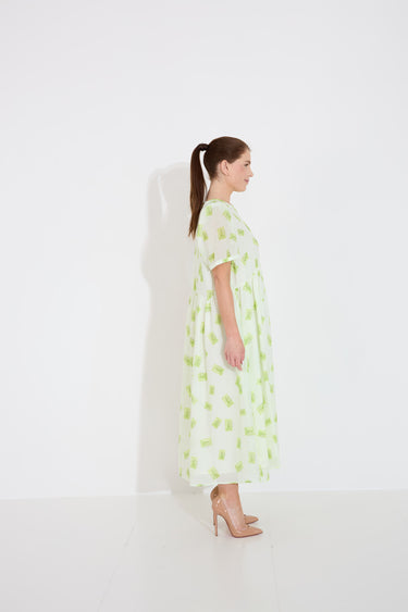 ARTEMIS DRESS - Green Postage