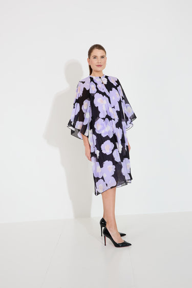 HENDRA DRESS - Lavender Poetic Flower