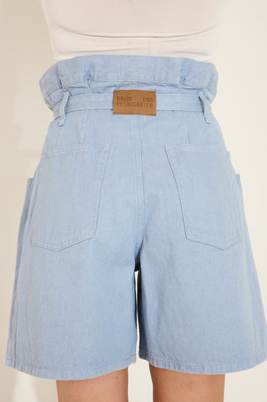 HIGHRISE SHORTS - Bleach Blue