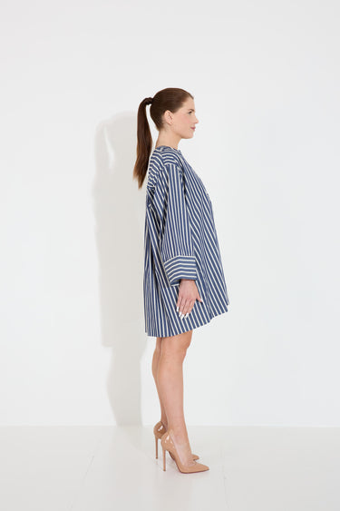 ABI DRESS - Blue Cph Stripe