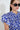 STRETCH TOP - Floating Flower Purple