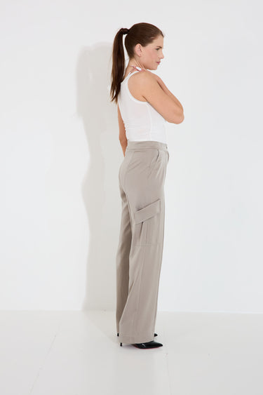 PANTS CARGO - Grey Petra Fit