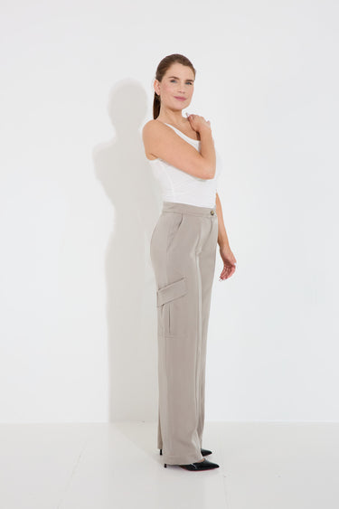 PANTS CARGO - Grey Petra Fit
