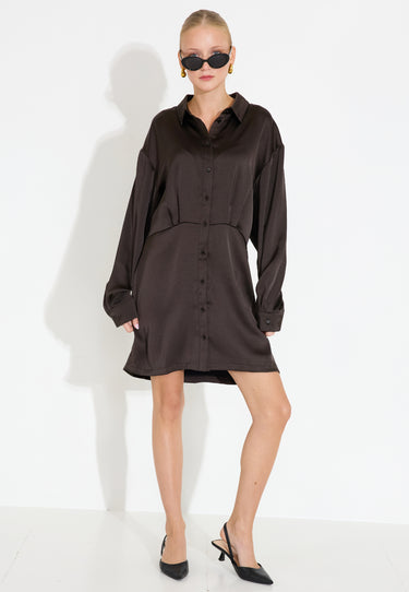 LIZA SHIRT DRESS - Delicioso
