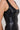 SAWYER DRESS - Black Faux Leather Supple