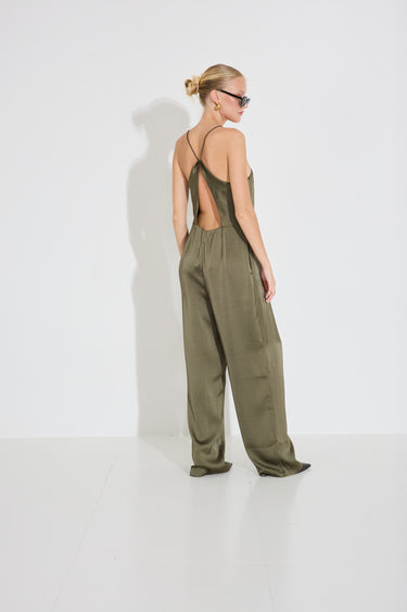SAVILLA JUMPSUIT - Dusty Olive