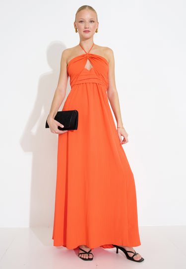 ALICIA MAXI DRESS - Cherry Tomato