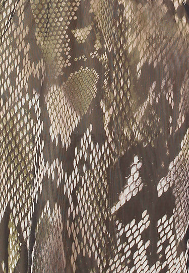 INES DRESS - Green animal