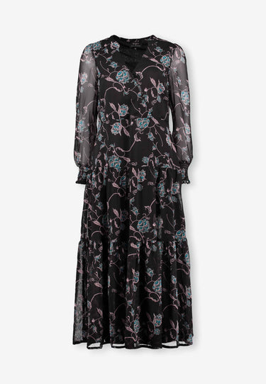 ALICIA DRESS Y - Brw print