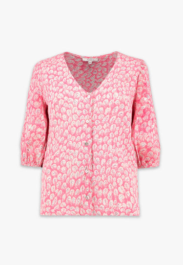 AMANDA BLOUSE - Pink print