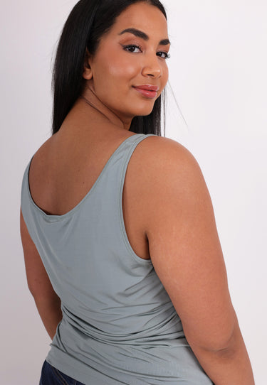 ROSIE LINEN - Slate green
