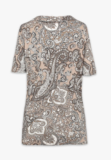 DANIA TOPP - Beige paisly