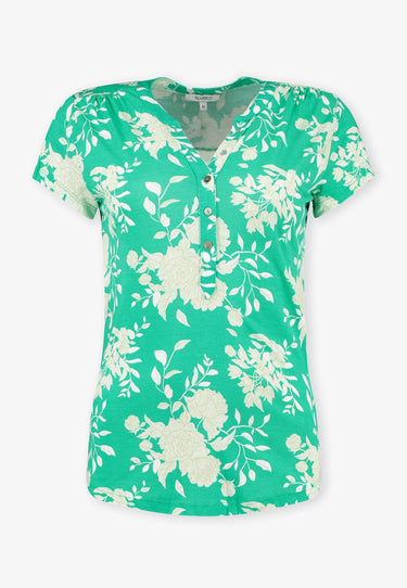 AIRA TOP - Green flwr