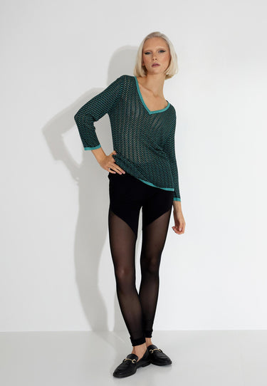 LOLA TRÖJA - Green strip