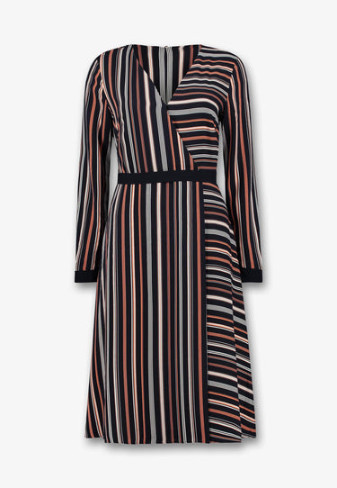 STRIPED DRESS - Blue