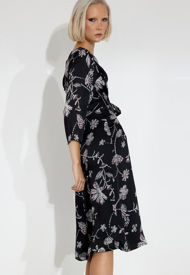 KLÄNNING MIDJEBAND - Blommig