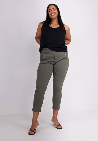 REGINA TROUSERS BENGALIN - Olive