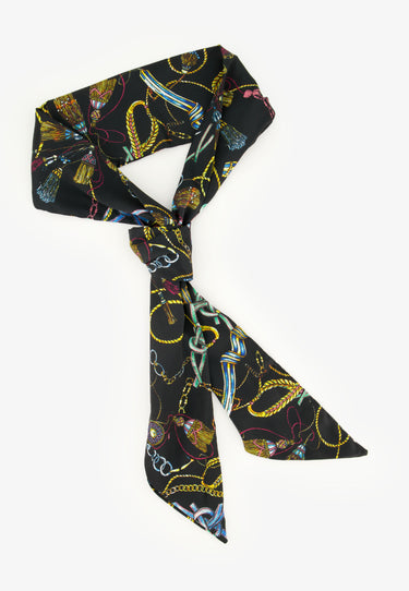 LELLIS SCARF - Black print