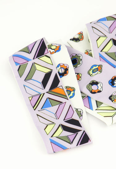NANNE SCARF - White print