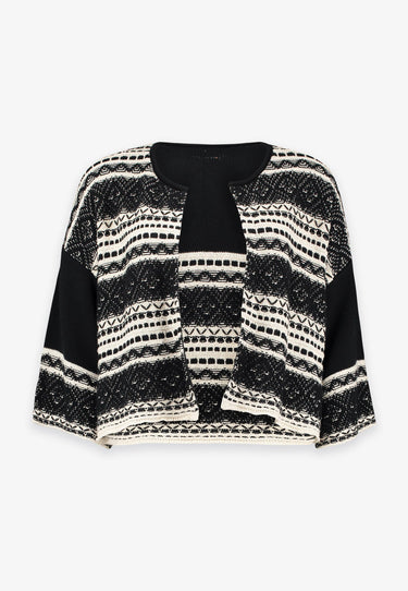 BOURETTE PRINTED CARDIGAN 09562 - Patterned