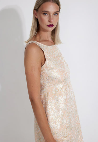 BLADE DRESS - rosabeige