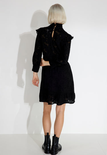 MADDOX SILK DRESS - Black