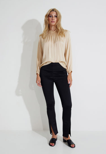 VALETTA BLOUSE BLUS - Gold beige