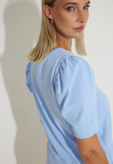 TEE PUFF T-SHIRT - Chambray blue